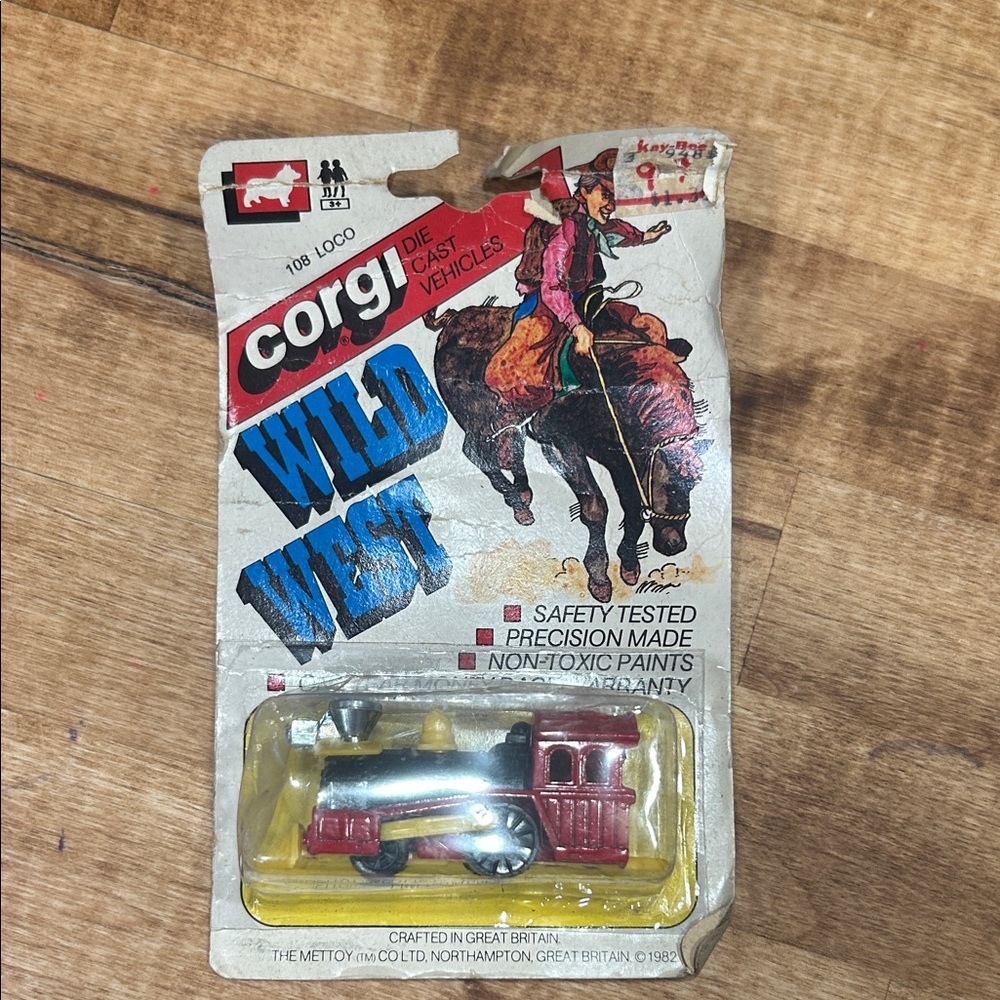 Corgi Wild West Die-Cast Toy Train - Red and Silver
